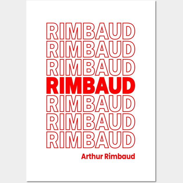 Arthur Rimbaud Thank You Wall Art by Popular Objects™